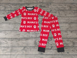 MAMA'S BOY Red Boy's Set Pajamas