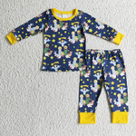 New Jesus Yellow Pajamas Boy's Girl's Matching Clothes