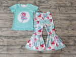 Mermaid Princess Sky Blue Girl's Set