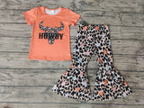 HOWDY Orange Star Leopard Girl's Set