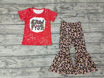 Crawfish Leopard Red Girl's Set