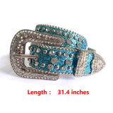 Preorder Boutique Fashion Kids Blue Belt 31.4 Inchs