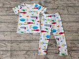 SALE BSPO0062  New Fish Hook Boy's Set Pajamas