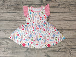 Easter Rabbit Cartoon Pink Girl's Dress