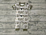 SR0134 MAMA'S BOY Camo Green Baby Boy's Romper