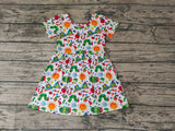 GSD0224 New Butterfly Insect Sun Green Apple Girl's Dress