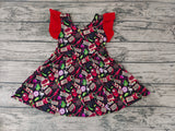 GSD0245 Crawfish Red Cute Girl's Dress