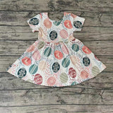 GSD0243 Easter Egg Floral Girl's Dress