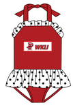 MOQ 8 pcs Each Style Custom Style WKU Red Swimwear