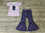 GSPO0448 WEDNESDAY Purple Girl's Set