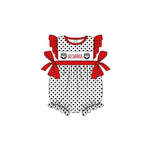 MOQ 8 pcs Custom Style GO DAWGS Romper Girl