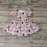 GSD0290 Cartoon Mouse castaway Ocean Girl's Dress