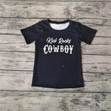 GT0169 Kick Rocks Cowboy Girl's Shirt Top
