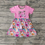 GSD0316 Dolly Vibes Pink Girl's Dress