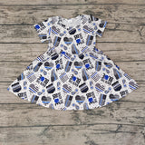 SALE GSD0321 Back The Blue Girl's Dress