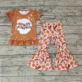 GSPO0611 HOWDY Pumpkin Girl's Set