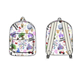 BA0010 Fashion Cartoon Castle Backpack Bag