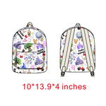 BA0010 Fashion Cartoon Castle Backpack Bag