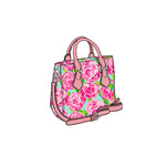 Fashion Pink Flower Crossbody bag