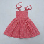 SALE GSD0349 Boutique New Summer Smocked Pink Flower Girl's Dress