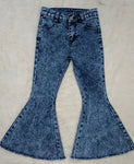 Adult Blue Jeans Fashion Flared Pants