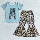 SALE D9-13 Girl's Cash Singer Guitar Leopard Set