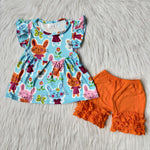 Summer Orange Rabbits Set