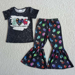 Black Cartoons Astronaut Girl's set