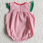 SALE B5-11 Boutique Summer Watermelon Red Cute Girl's Romper