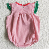 SALE B5-11 Boutique Summer Watermelon Red Cute Girl's Romper