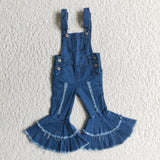 Preorder Restocking D2-30 Fashion Overalls Denim Flared Pants