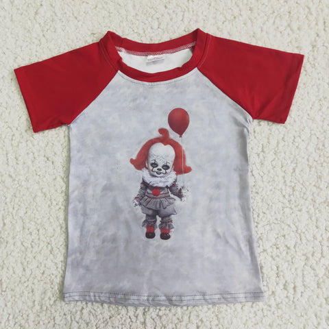Halloween Clown Red Shirt