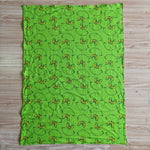 Christmas Baby Cartoon Green animal Blanket