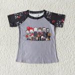 A2-4 Halloween Clown Black Shirt