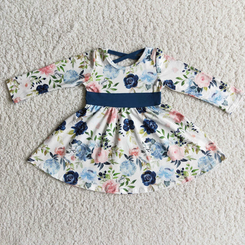 Baby Girl's Watercolor Flower Dress