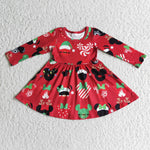 SALE 6 A11-4 Baby Girl's Red Cartoon mouse Girl's Dress