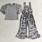 6 C9-36 Grey Camouflage Overalls With Bow New Suit