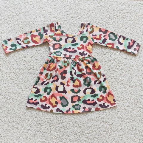 Baby Girl's Leopard Colorful Dress