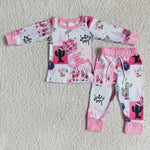 SALE 6 A17-4 Santa baby Pink Boy Girl Pajamas