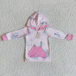 Pink Princess Hoodie Girl Boy Top Shirt With Pocket pullover