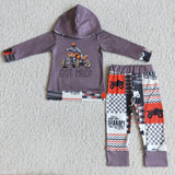 GOT MUD motorcycle grey Hoodie Boy's Outfits