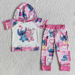 Valentine's Day LOVE Pink Hoodie Boy Girl Outfits
