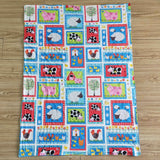 Farm Cow Pig Sheep Animal House Blanket