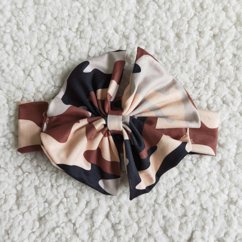 Camouflage Baby Headwear Bow