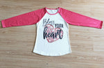 6 A30-2 Bless Your Heart Adult Long Sleeve Top Shirt Mom And Me