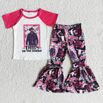 SALE E13-15 DIBS OH THE COWBOY Pink Girl's Set