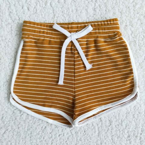 New #3 brown stripe hot baby Girl's shorts