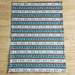 Baby Western Design Blue Stripe Blanket