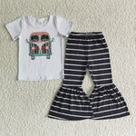 SALE B5-9 Back To School Bus Black Stripe Set