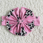 New Cowgirl Star Pink Baby Headwear Bow